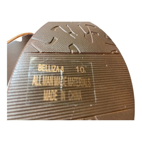 Kayleen By Los Angeles "Belliza-8" White Platform Sandals Shoes Heels Women's 10 - Picture 9 of 9